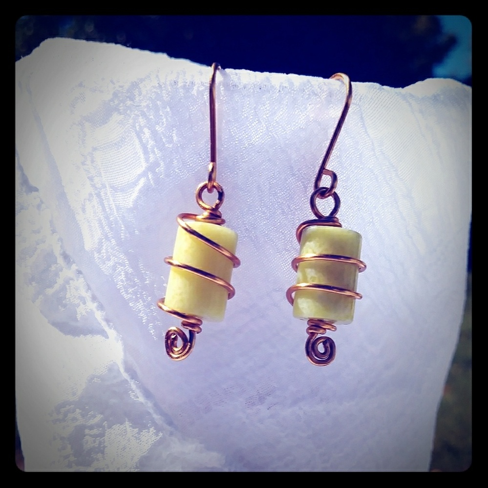 Earrings (I designed & hand crafted these)